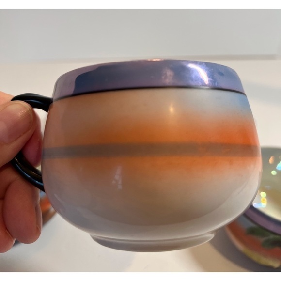 Japan Lusterware Vintage Cups. Set of 5 - Picture 2 of 12